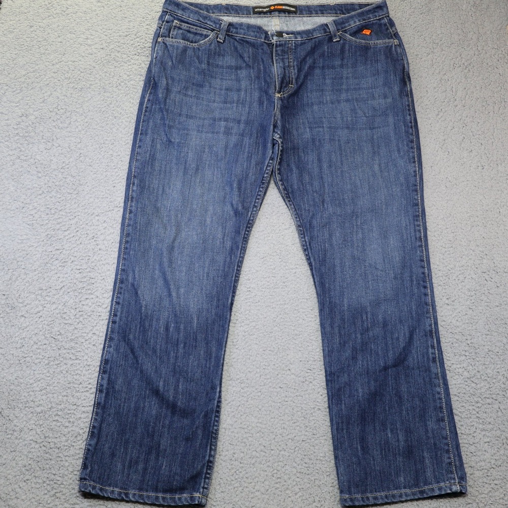 Wrangler FR Flame‎ Resistant Jeans Womens 17x30 Blue Denim CAT2 2112 10FRW10RN